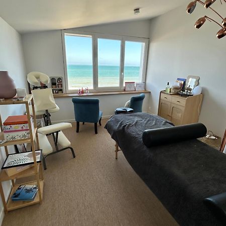 chambre Lumière du cap vue mer à la Villa plein vent Barneville-Carteret Esterno foto