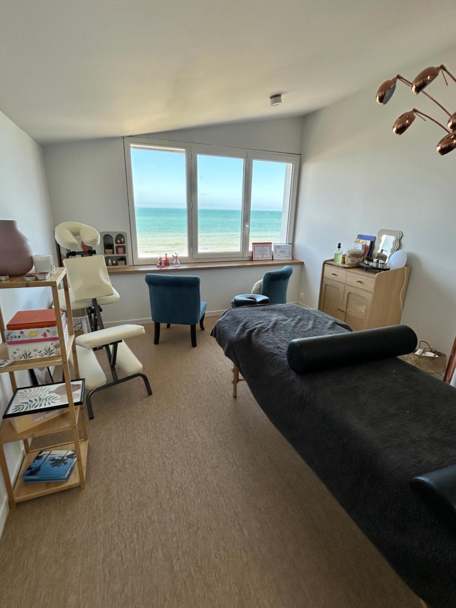 chambre Lumière du cap vue mer à la Villa plein vent Barneville-Carteret Esterno foto