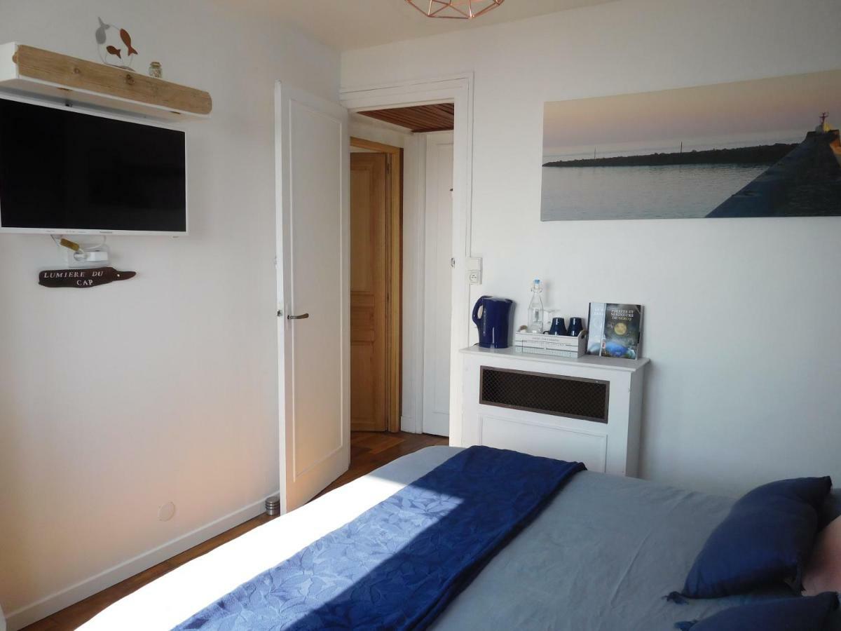 chambre Lumière du cap vue mer à la Villa plein vent Barneville-Carteret Esterno foto