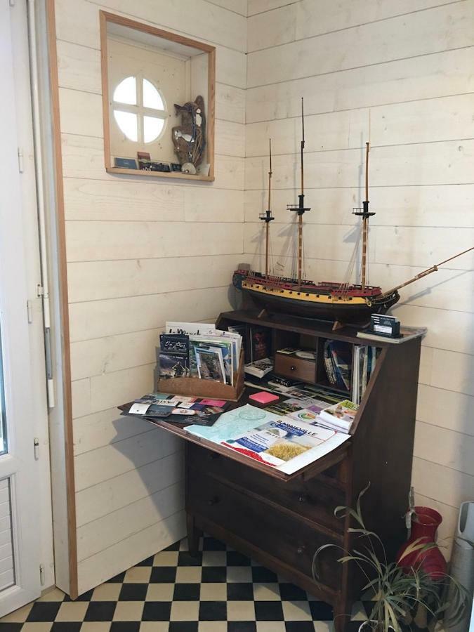 chambre Lumière du cap vue mer à la Villa plein vent Barneville-Carteret Esterno foto