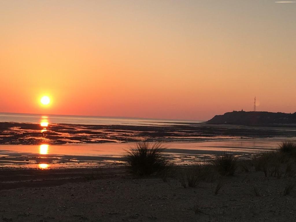 chambre Lumière du cap vue mer à la Villa plein vent Barneville-Carteret Esterno foto
